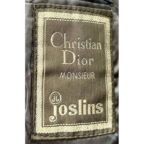 Christian Dior Monsieur Blazer Mens 44R Gray 100% Virgin Wool Tailored Classic - Picture 4 of 16